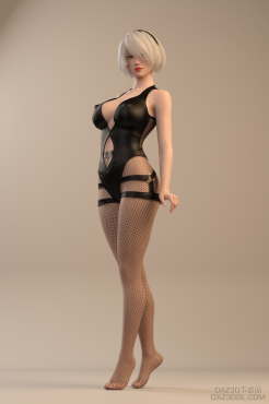 跟真人的皮肤有没有又接近了些_DAZ3D下载站