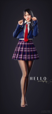 今日份小姐姐_DAZ3D下载站