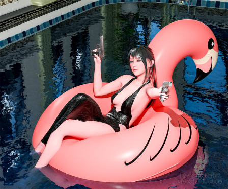 来个清凉的_DAZ3D下载站