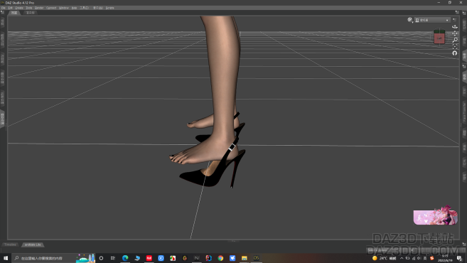 g3的鞋子g8人物怎么穿_DAZ3D下载站