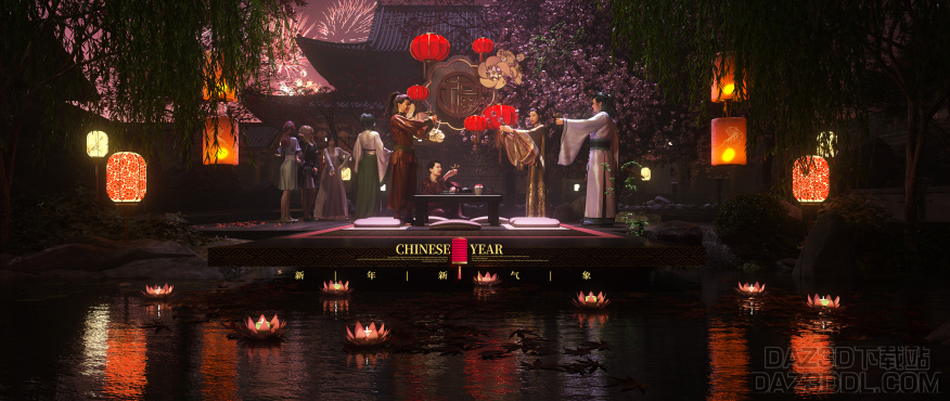 今年春节瞎捣鼓的_DAZ3D下载站
