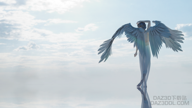 天使_DAZ3D下载站