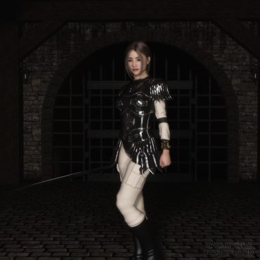 美女骑士_DAZ3D下载站