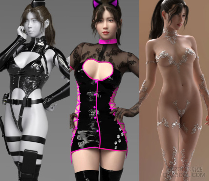 求问Street这个角色叫什么名字，可有出处？_DAZ3D下载站