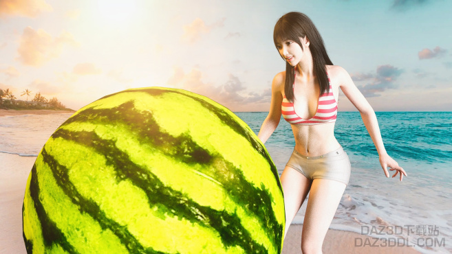 渴欲得饮，饮于河渭，河渭不足，北饮大泽。_DAZ3D下载站