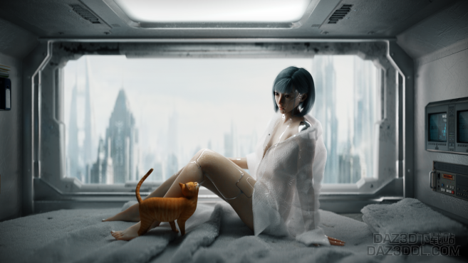 【机械时代】猫猫治愈的柔软_DAZ3D下载站