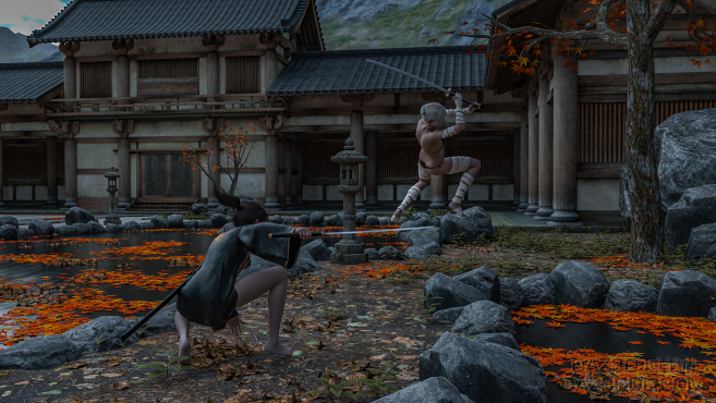 庭院-_DAZ3D下载站