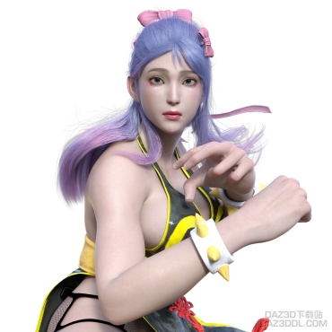 街头霸王春丽新妆G8.1 Female_DAZ3D下载站
