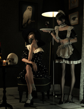 我也来个女仆_DAZ3D下载站