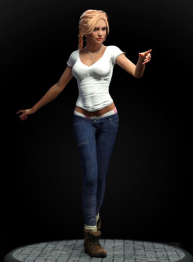 摆姿势练习3_DAZ3D下载站