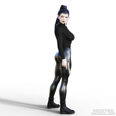 反派女杀手_DAZ3D下载站