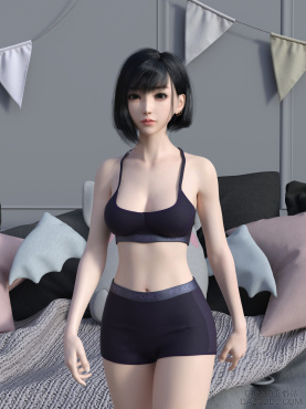 美女_DAZ3D下载站