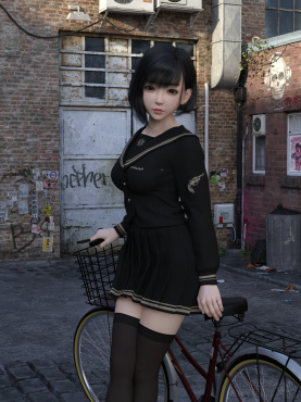 女孩_DAZ3D下载站