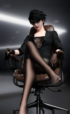 猎天使魔女！渲染练习~_DAZ3D下载站