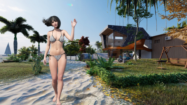打个招呼_DAZ3D下载站