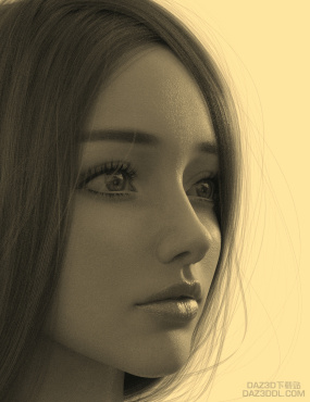 侧脸_DAZ3D下载站
