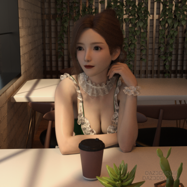 Green coffee_DAZ3D下载站