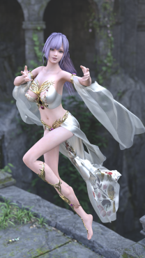 可爱的菲奥娜公主_DAZ3D下载站