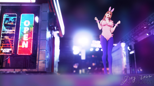 中秋节渲个兔兔_DAZ3D下载站
