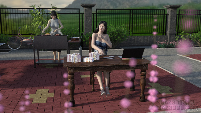 数钱数到手抽筋_DAZ3D下载站
