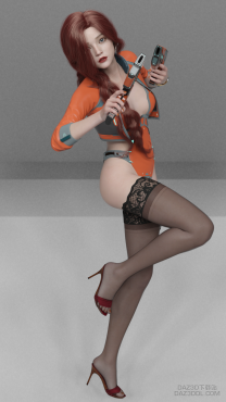 根据群里某大侠指点，也混合一下。来吧展示。_DAZ3D下载站