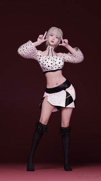 一个小姑娘_DAZ3D下载站