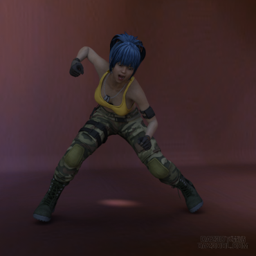 拳皇莉安娜_DAZ3D下载站