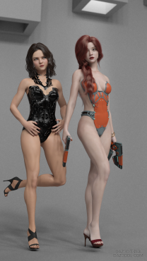多了一个伙伴，增加了一身肌肉，健康型大家还喜欢吗 Ohoh~_DAZ3D下载站