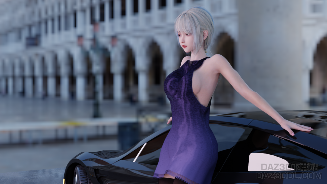 香车美女_DAZ3D下载站