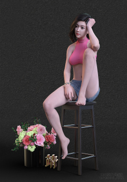 ❀❀❀❀❀  静女如花_DAZ3D下载站