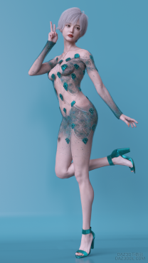 喜欢吗？巧克力分你一半吧，就在下面，在下面~ 2k多图。_DAZ3D下载站