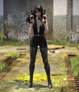 女搜查官_DAZ3D下载站