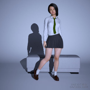 Alice lovely student_DAZ3D下载站