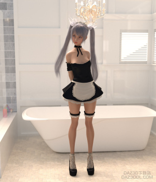小女仆_DAZ3D下载站