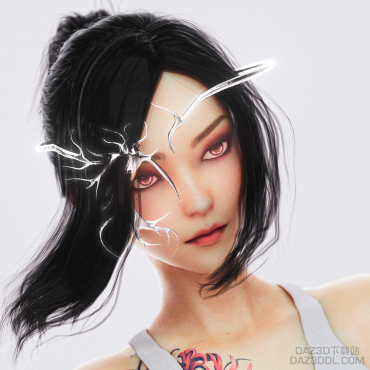 脸部金属_DAZ3D下载站