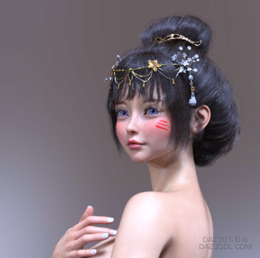 Areta出浴图_DAZ3D下载站