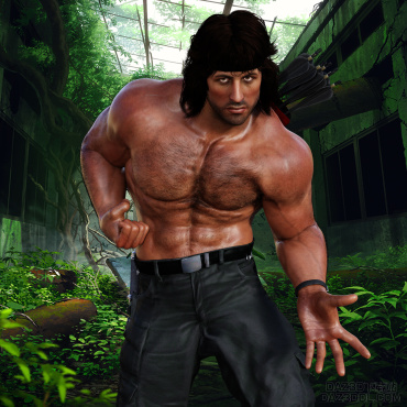 丛林战士——兰博_DAZ3D下载站