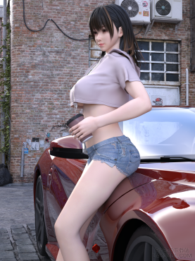 超跑美女_DAZ3D下载站