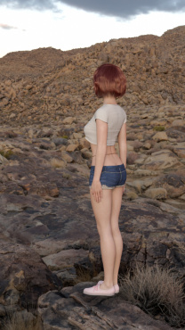 野外练站姿_DAZ3D下载站