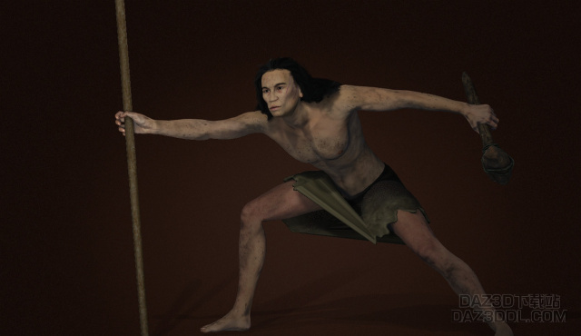 原始人_DAZ3D下载站
