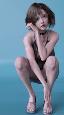 小姐姐累了。随手发。多图~_DAZ3D下载站