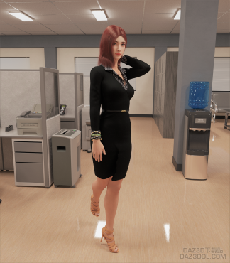 给新来的女同事拍几张写真_DAZ3D下载站