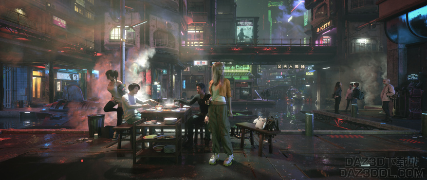 抽闲暇时间做的玩的_DAZ3D下载站