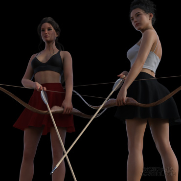 放箭_DAZ3D下载站