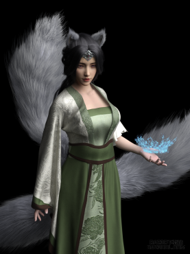 妖狐_DAZ3D下载站