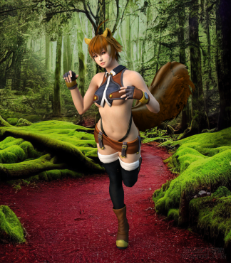 山里跑出个狐狸精_DAZ3D下载站