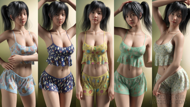 睡衣秀_DAZ3D下载站