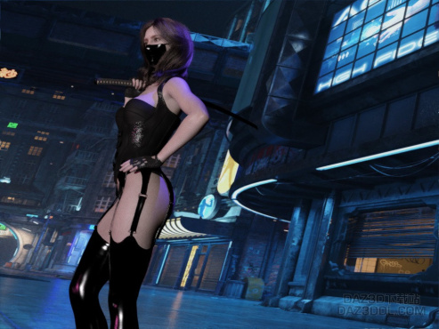 赛博小姐姐_DAZ3D下载站