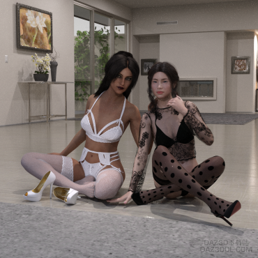 又是穿模，又是噪点，渲染时间又长，请高手指教！_DAZ3D下载站