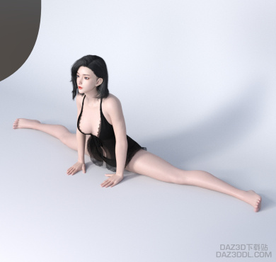 新手练习2一字马_DAZ3D下载站
